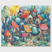 フェアリーランドラッピング紙 ラッピングペーパー (フラット)