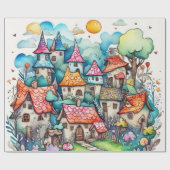 フェアリーランドラッピング紙 ラッピングペーパー (フラット)