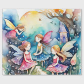 フェアリーランドラッピング紙 ラッピングペーパー (フラット)