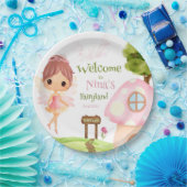 フェアリーランド&フラワーガーデン紙プレート ペーパープレート (パーティー)