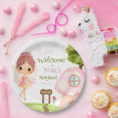 フェアリーランド&フラワーガーデン紙プレート ペーパープレート (パーティー)