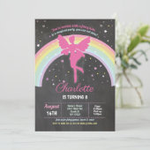 フェアリーレインボーパーティー誕生日マジカルフェリーズ 招待状 (スタンド正面)