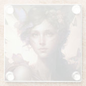 フェアリーレディファンタジーアート ガラスコースター (裏面)