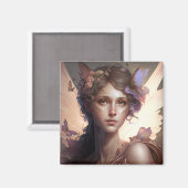 フェアリーレディファンタジーアート マグネット (正面/裏面)
