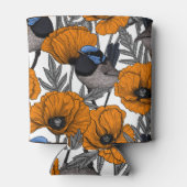 フェアリーレンツとオレンジポピーの花2 缶クーラー (裏面)