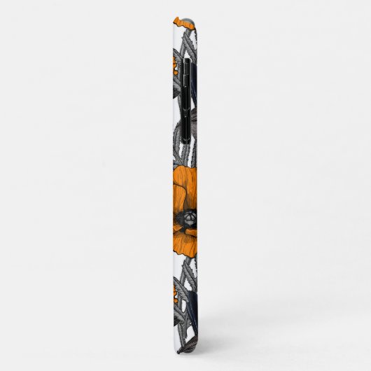 フェアリーレンツとオレンジポピーの花2 Case-Mate iPhoneケース (裏面/左)