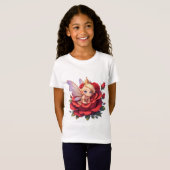 🌙 フェアリーローズの服のTシャツ 👑 Tシャツ (正面フル)