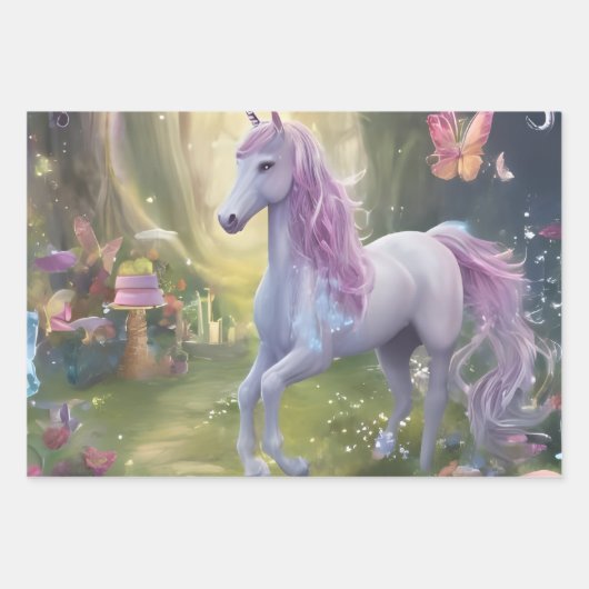 フェアリーワンダーランドコレクション ラッピングペーパーシート (正面)