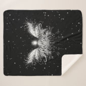 フェアリー信じスターライトファンタジーブラック シェルパブランケット (正面(横))