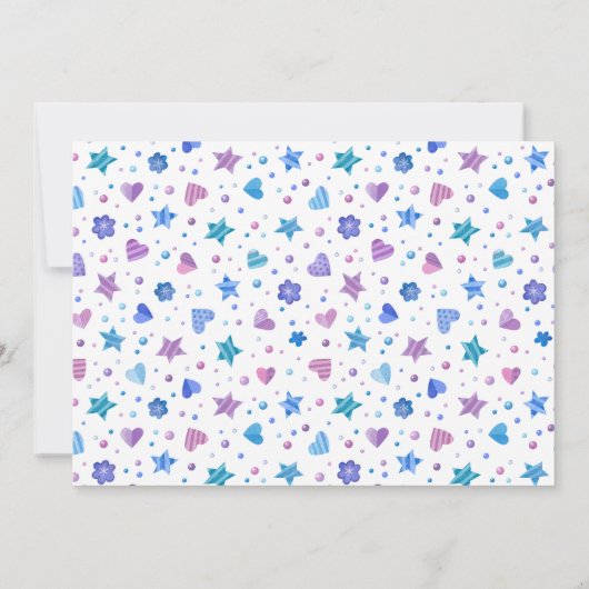 フェアリー凍っていタリーアイスプリンセスクラウン誕生日 サンキューカード (裏面)