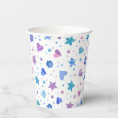 フェアリー凍っていタリーアイスプリンセスクラウン誕生日 紙コップ (裏面)