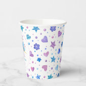 フェアリー凍っていタリーアイスプリンセスクラウン誕生日 紙コップ (左)