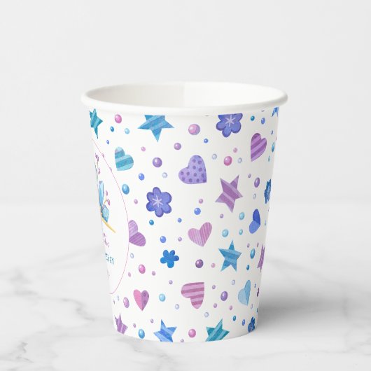 フェアリー凍っていタリーアイスプリンセスクラウン誕生日 紙コップ (左)