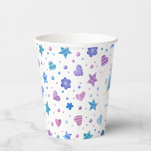 フェアリー凍っていタリーアイスプリンセスクラウン誕生日 紙コップ (右)