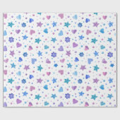 フェアリー凍っていタリーアイスプリンセス誕生日 ラッピングペーパー (フラット)