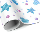 フェアリー凍っていタリーアイスプリンセス誕生日 ラッピングペーパー (ロールコーナー)