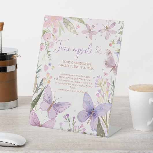 フェアリー初誕生日タイムカプセル 台座サイン (インサイチュ)