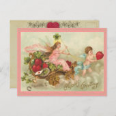 フェアリー女王バレンタインポストカード シーズンポストカード (正面/裏面)