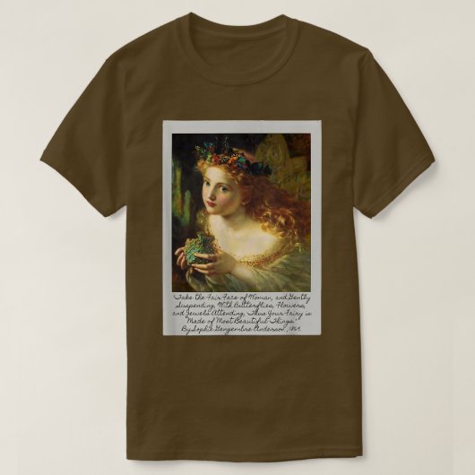 フェアリー妖精の国アート Tシャツ (デザイン正面)