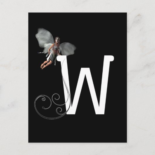 フェアリー文字 ポストカード (正面)