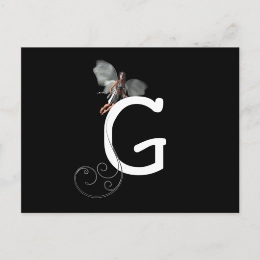 フェアリー文字 ポストカード (正面)