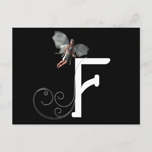 フェアリー文字 ポストカード (正面)