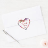 フェアリー最初の誕生日水の色フローラありがとう ハートシール (封筒)