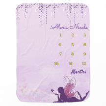 フェアリー月次ベビーブランケット