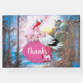 フェアリー王国の森ベビーシャワーコレクション ゲストブック (裏面)