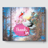 フェアリー王国の森ベビーシャワーコレクション ゲストブック (裏面)