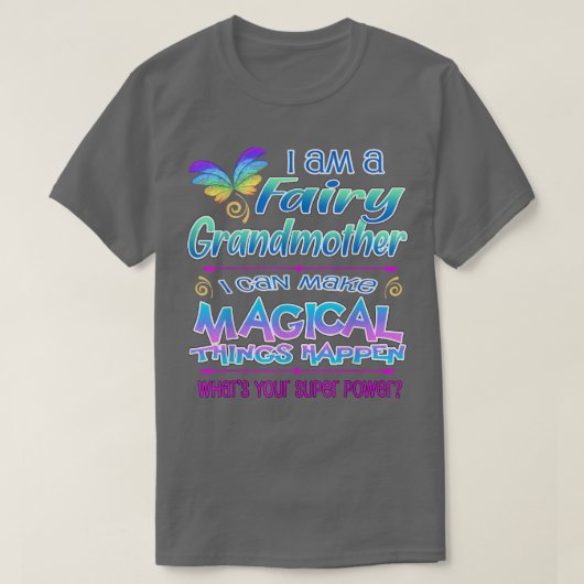 フェアリー祖母魔法 Tシャツ (デザイン正面)