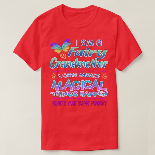 フェアリー祖母魔法 Tシャツ (デザイン正面)