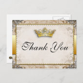 フェアリー結婚タリーの感謝ポストカード ポストカード (正面/裏面)