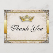 フェアリー結婚タリーの感謝ポストカード ポストカード (正面)