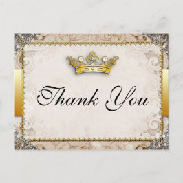 フェアリー結婚タリーの感謝ポストカード ポストカード