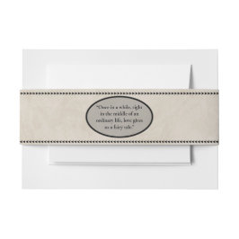 フェアリー結婚タリー 招待状ベリーバンド