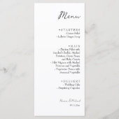 フェアリー芸術的フローラガーデンウォーターカラー メニュー (正面)