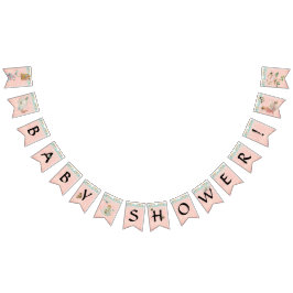 フェアリー茶パーティーかわいい女の子ベビーシャワーパーティーデコール バンティングフラッグ