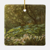 フェアリー葉アートのRichard Doyleによる波止場下 セラミックオーナメント (裏面)