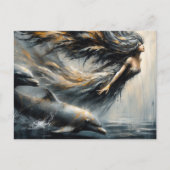 フェアリー遊ズとイルカ ポストカード (正面)