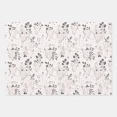 フェアリー飛んでいるワンダーランド ラッピングペーパーシート (正面2)