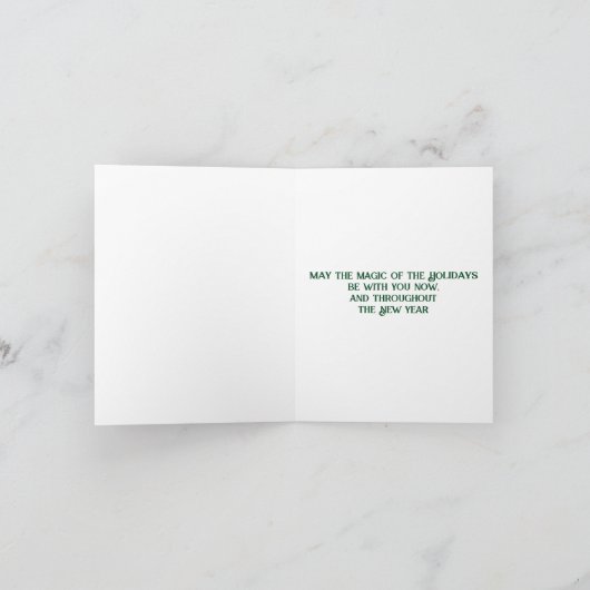 フェアリー飾の木の月明かりの下 シーズンカード (内部)