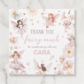 フェアリー魅惑ガーデンバースデーパーティースクエア フェイバータグ (正面)