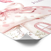 フェアリー1年目の誕生日マイルストーンテンプレート、マイル ポスター (角)