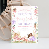 フェアリー1stバースデーガーデンパーティー 招待状