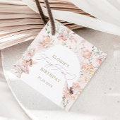 フェアリー1stピンクフローラガールズ誕生日 フェイバータグ