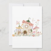 フェアリー1st誕生日招待状 招待状 (裏面)