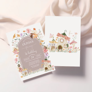 フェアリー1st誕生日招待状 招待状