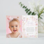 フェアリー1th誕生日フェアリー最初のパーティー写真 サンキューカード (スタンド正面)