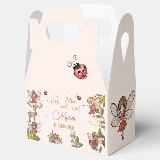 フェアリー・ガーデンの誕生日に羽ばたいてキラキラしよう フェイバーボックス (オープン)